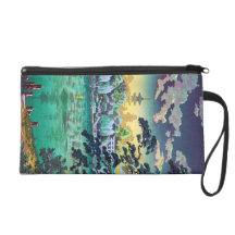 Cool japanese Ueno Shinobazu Pond Tsuchiya Koitsu Wristlet