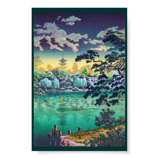 Cool japanese Ueno Shinobazu Pond Tsuchiya Koitsu Print