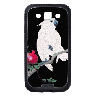 Cool japanese white cockatoo parrot tropical bird samsung galaxy SIII cover