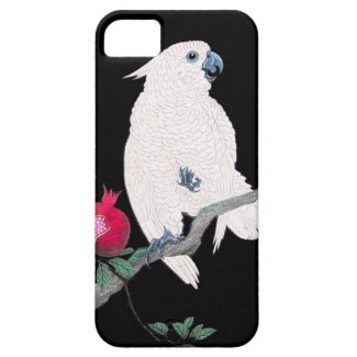 Cool japanese white cockatoo parrot tropical bird iPhone 5 cover