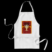 Cool Jazz Abstract Cubism 2 aprons