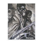 Cool jazz postcard