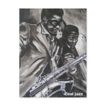 Cool jazz postcards