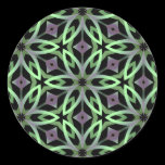 Cool kalieodscopic flowers purple and green stickers