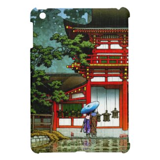 Cool Kasuga Shrine Nara Hasui Kawase shin hanga iPad Mini Covers