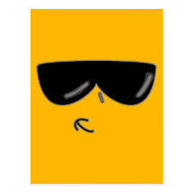 cool kev face postcards
