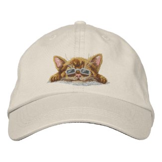 Cool Kitten embroideredhat
