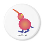 cool kiwi refrigerator magnet