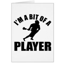 Cool Lacrosse design Greeting Card