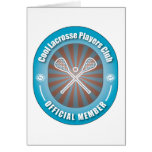 Cool Lacrosse Players Club Card