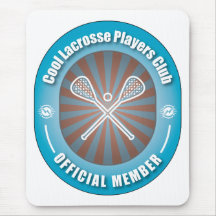 Cool Lacrosse Players Club Mouse Mat