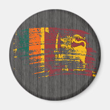 Cool Lankan flag design Refrigerator Magnet