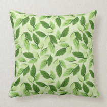 Cool leaf background pillows