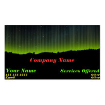 Cool  light business card