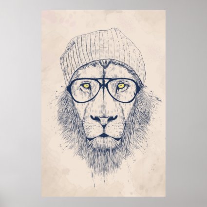 Cool lion posters
