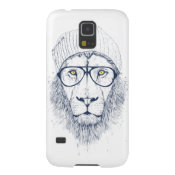 Cool lion (white) galaxy s5 cover