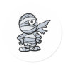 cool little mummy round stickers
