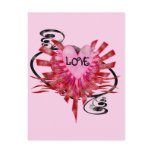 Cool Love Heart Postcards