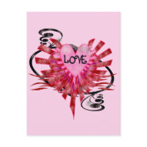 Cool Love Heart Postcards