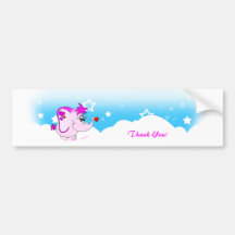 Cool Lucky Pinkie Thank You Bumper Sticker