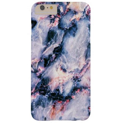 Cool Marble Texture blue pink white iPhone 6 Plus Barely There iPhone 6 Plus Case