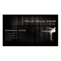 Cool Martial Arts Business Card Template