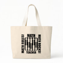 cool math teacher canvas bags