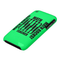 cool math teacher iphone 3 case
