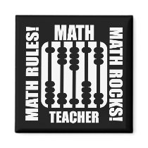 cool math teacher refrigerator magnet