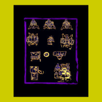 Cool Mayan Design posters