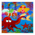 Cool Mermaid Leah posters