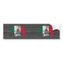 Cool Mexican flag design Bumper Sticker
