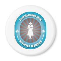 Cool Midwifes Club magnets by busybees Cool Midwifes Club magnets