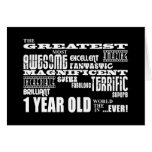 Cool Modern 1st Birthdays : Greatest 1 Year Old cards