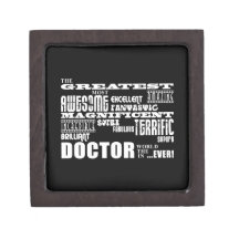 Cool Modern Fun Doctors Greatest Doctor World Ever Premium Trinket Box
