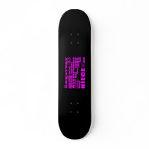 Cool Modern Fun Nieces : Greatest Niece Custom Skate Board