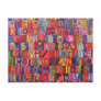 Cool modern letter mosaic postcard