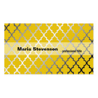 Cool, modern shining sunny yellow professional business card templates