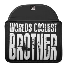 Cool Modern Urban Brothers  Worlds Coolest Brother MacBook Pro Sleeve
