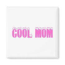 Cool Mom (Pink) Fridge Magnets