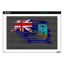 Cool Montserratian flag design Laptop Decal