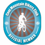 Cool Mountain Bikers Club Acrylic Cut Outs
