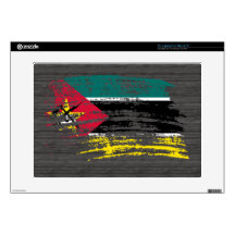 Cool Mozambican flag design Skin For 15" Laptop