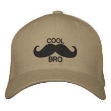 COOL Mustache BRO Baseball Cap