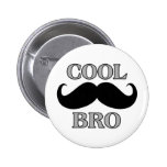 Cool Mustache Bro Pins