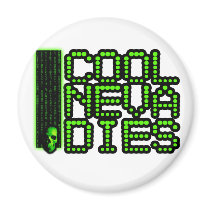 COOL NEVER DIES Cyber matrix computer virus hack magnets by dustyvinyldesign COOL NEVER DIES Cyber matrix computer virus hack magnets