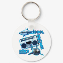 COOL NEVER DIES Great White Shark Ghetto blaster keychains by dustyvinyldesign COOL NEVER DIES Great White Shark Ghetto blaster keychains