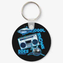 COOL NEVER DIES Great White Shark Ghetto blaster keychains by dustyvinyldesign COOL NEVER DIES Great White Shark Ghetto blaster keychains