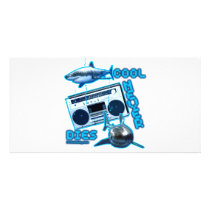 COOL NEVER DIES Great White Shark Ghetto blaster photo cards