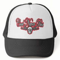 Cool Never Dies red hats by dustyvinyldesign Cool Never Dies red hats